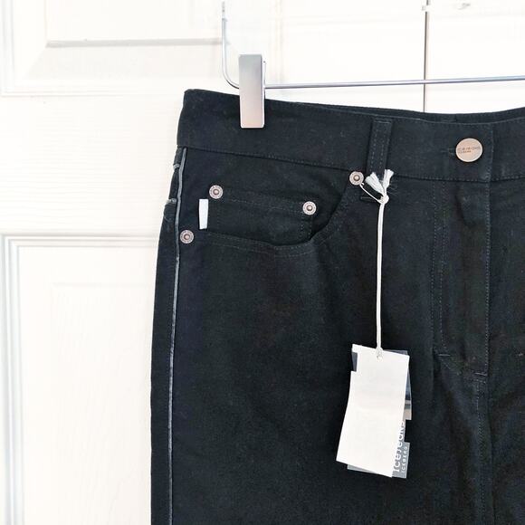 IceJeans Iceberg Black Denim Pencil Skirt - Picture 6 of 10